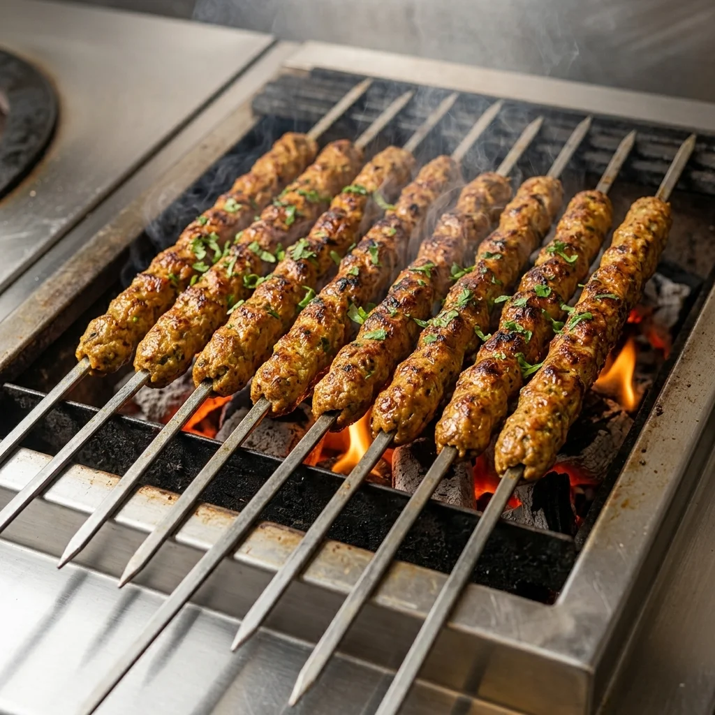 Grilled chicken malai tikka skewers at Foodies Calgary, NE Calgary, AB